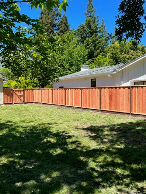 Wood Fencing example